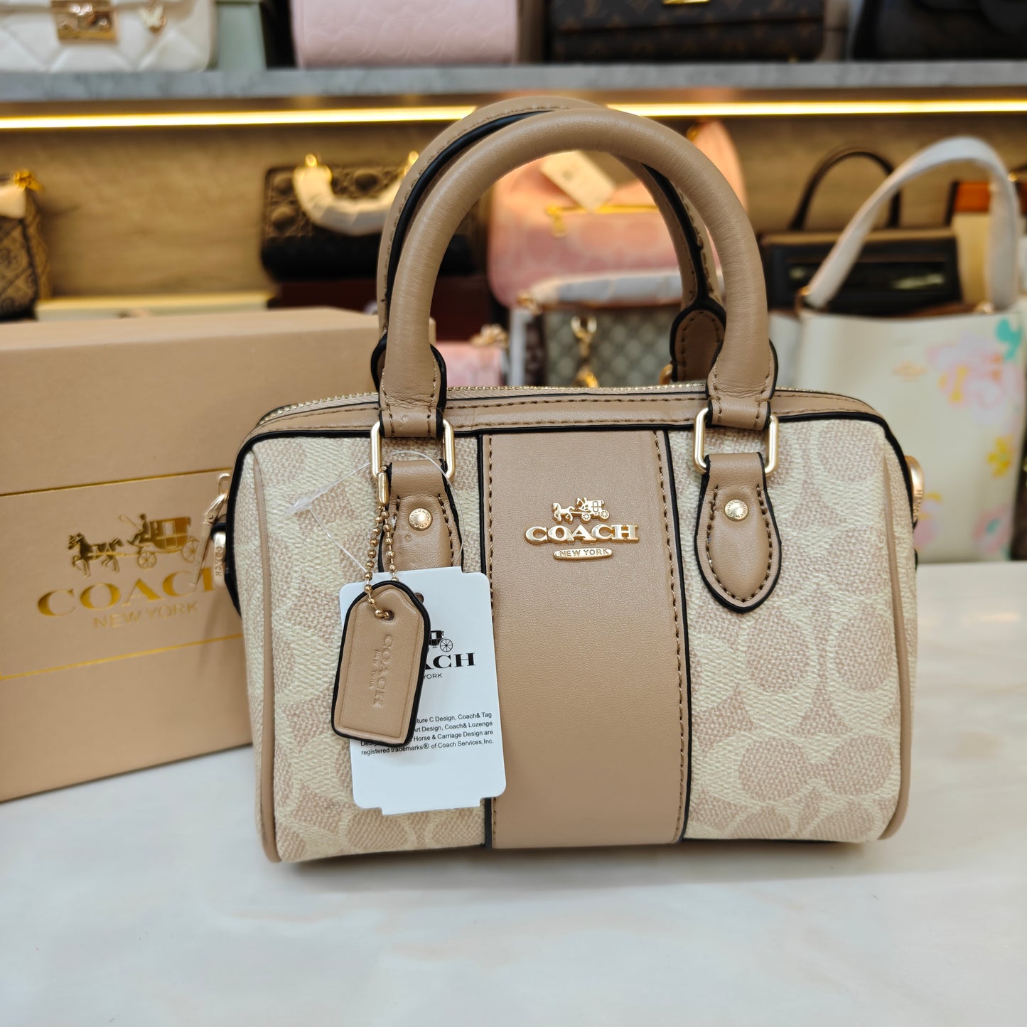 CH Speedy Crossbody Satchel - Light Apricot