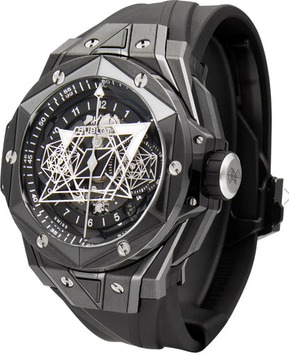 HB Futuristic multi-layered Geometric dial