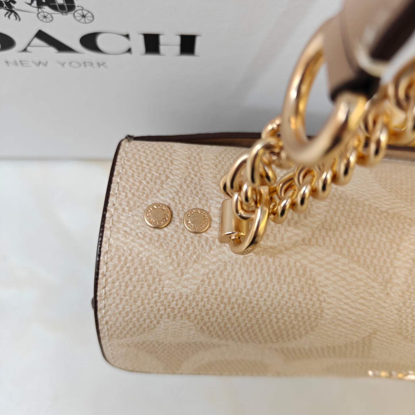 COCH Klare Envelope Sling/Shoulder Bag - Beige Apricot (Ultra Premium)