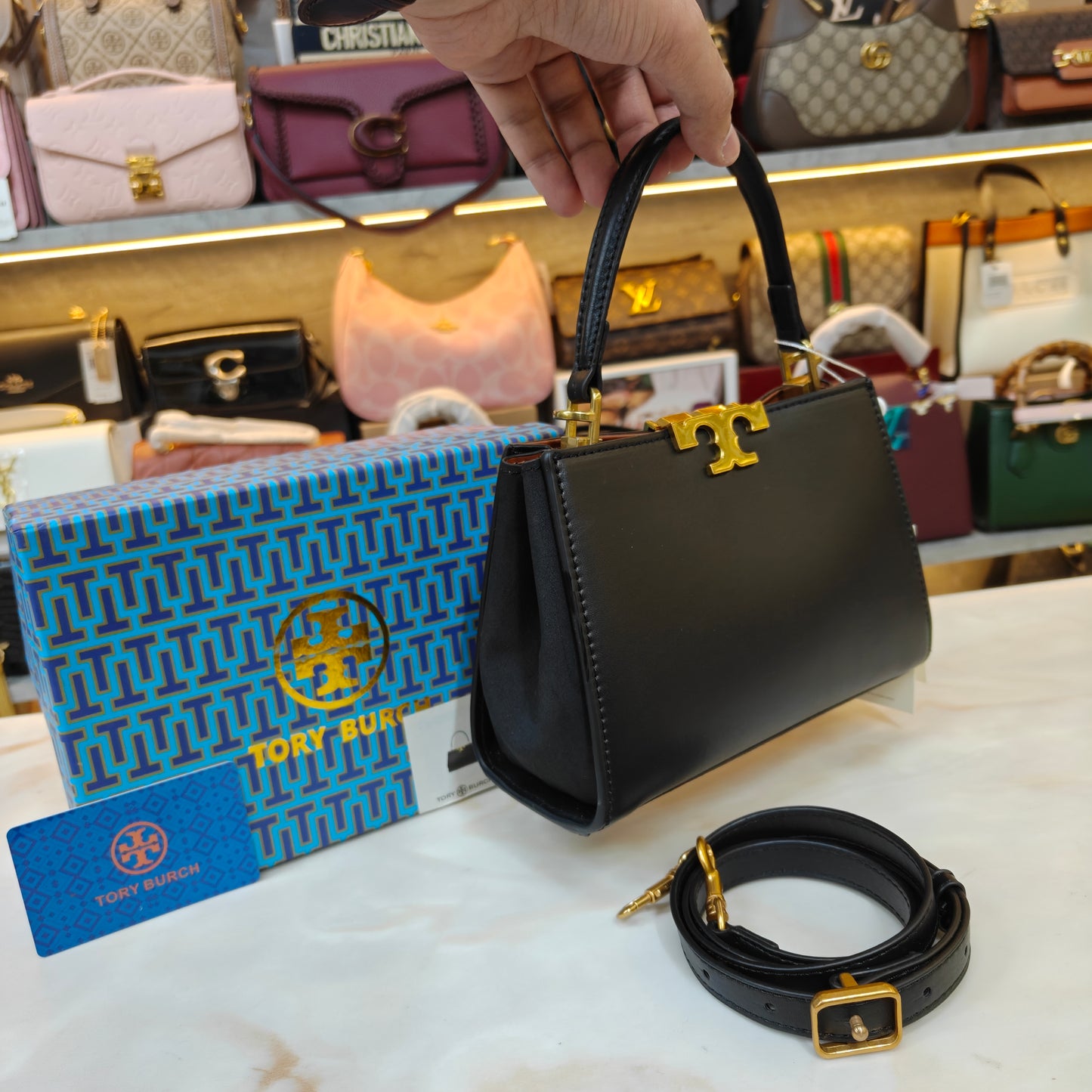 TB Mini Satchel - Black