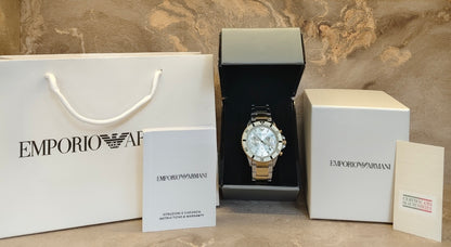 E AStainless Steel Analog Beige Dial Men's Watch, Band Color-Multicolor