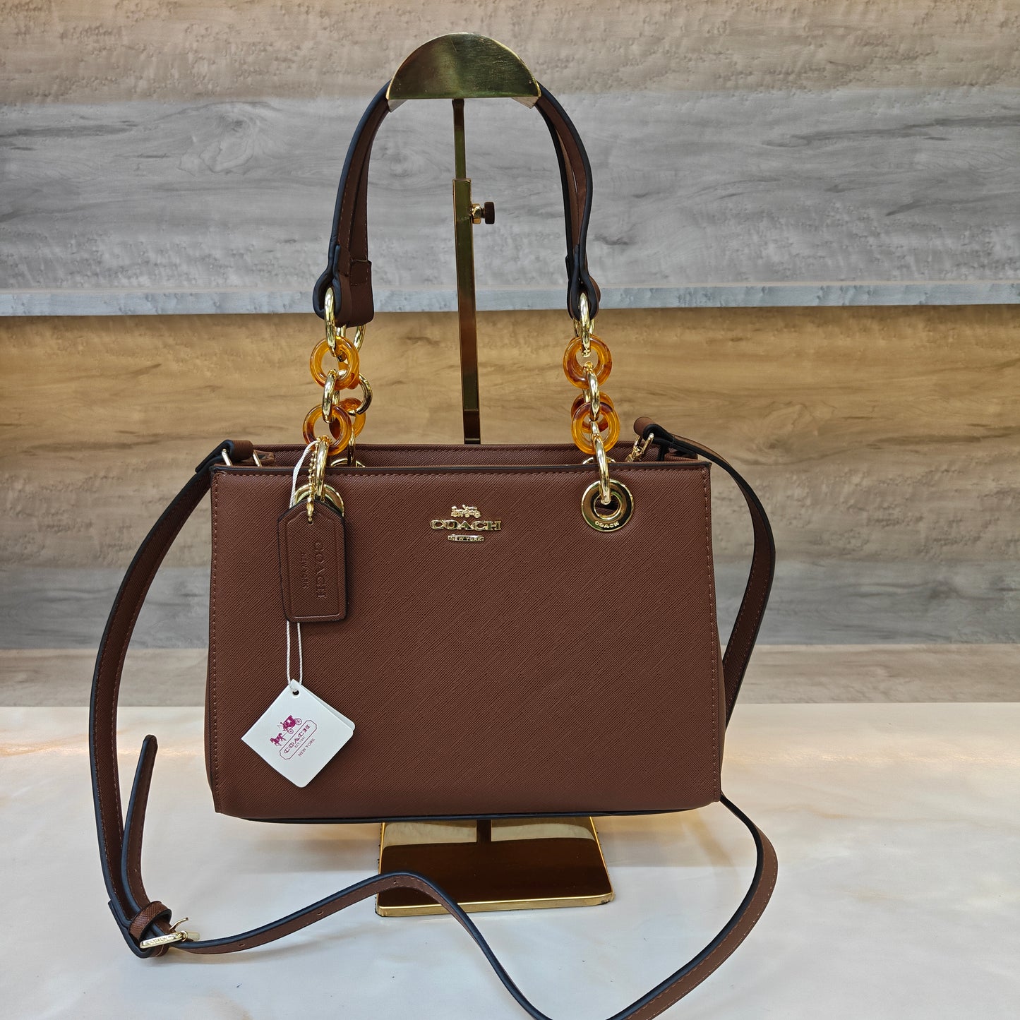 CH44 - Satchel Bag (Brown Colour)