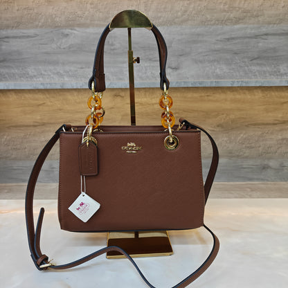 CH44 - Satchel Bag (Brown Colour)