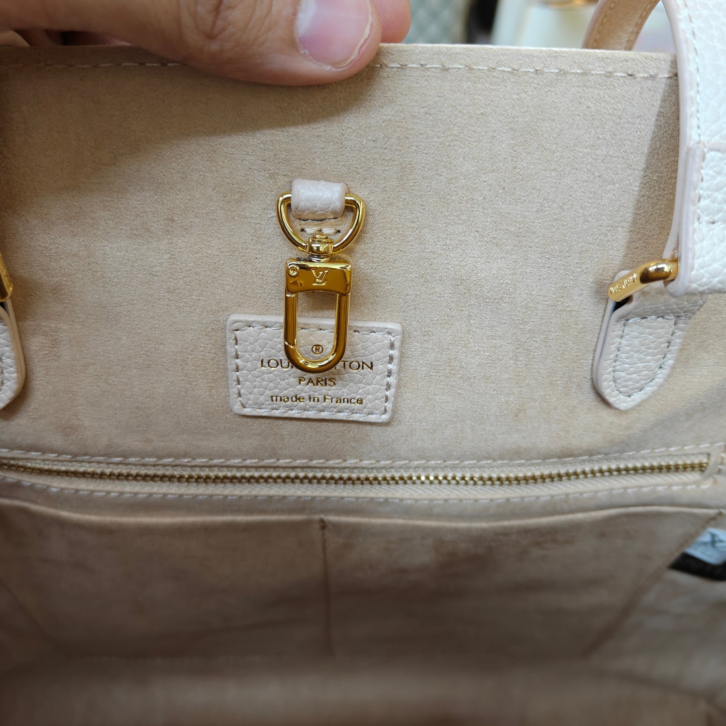 LVB 41cm OTG Large Tote Bag - Cream Pink (Double Box Ultra Premium)