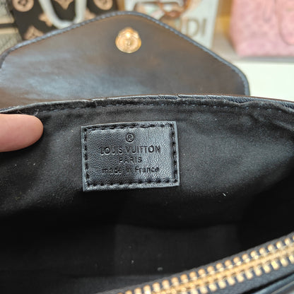 LV Sling Quilted - Black