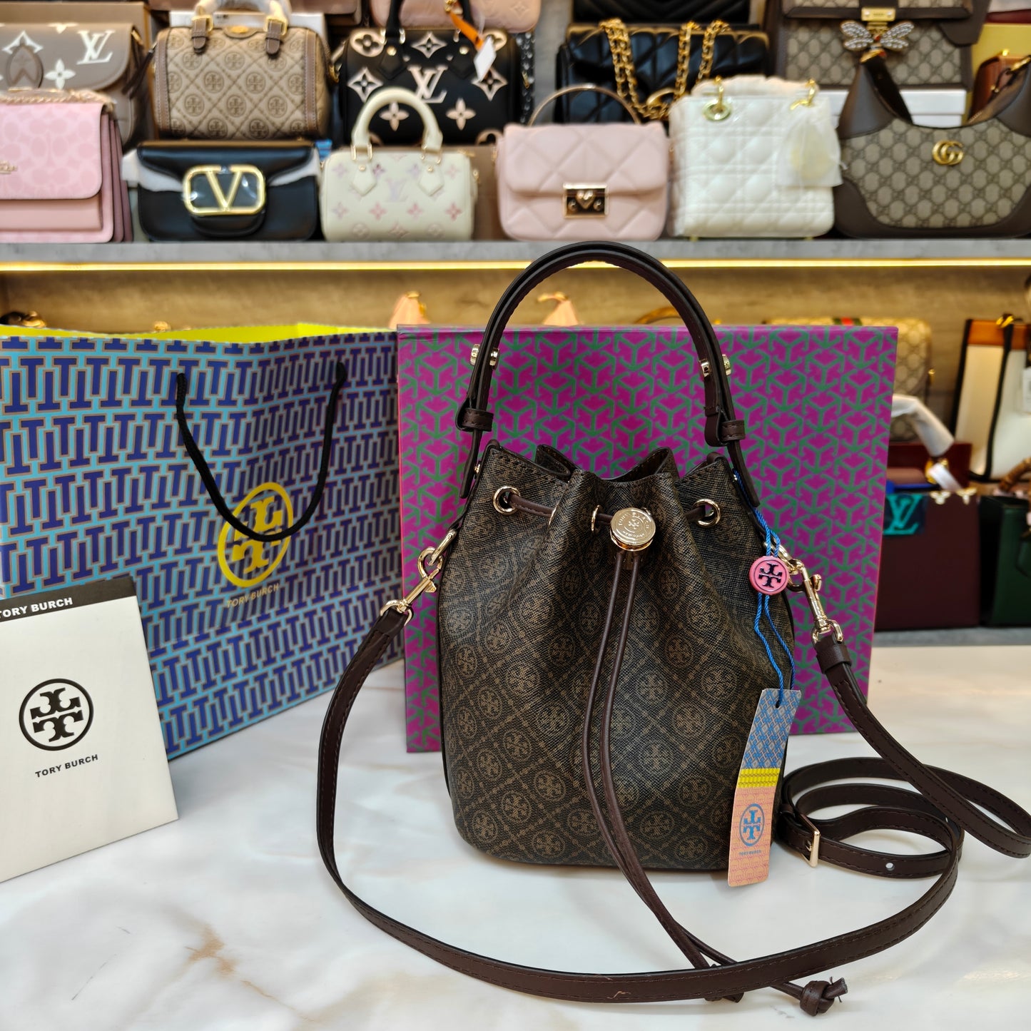 TB Monogram Coated Canvas Mini - (Ultra Premium)