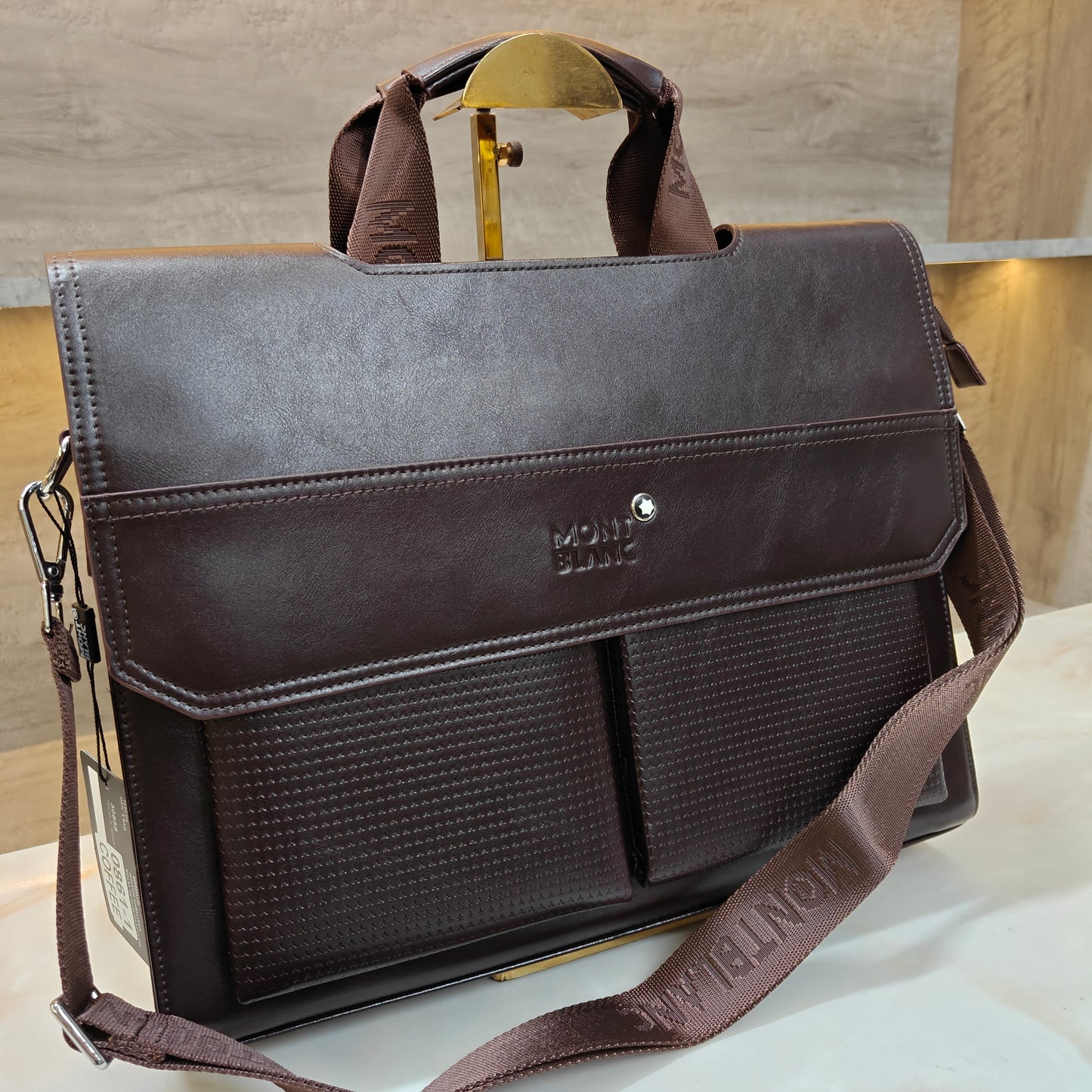 MB Laptop Bag - Coffee Colour (Large Size)