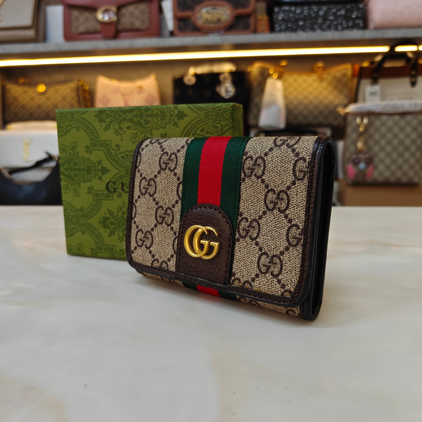 GG 3 Fold Wallet