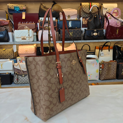 CH Mollie 3 Partition Tote Bag - Tan Apricot