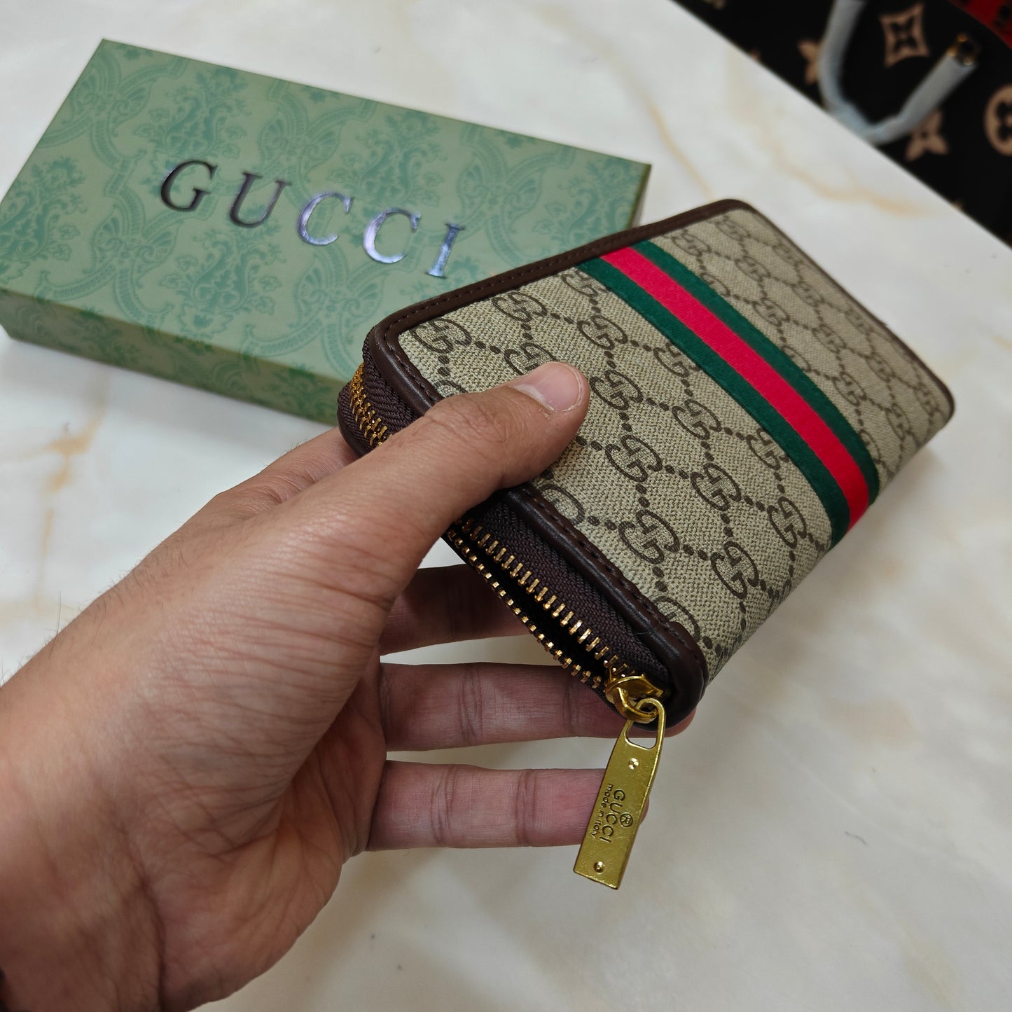 GG Signature Wallet - Long
