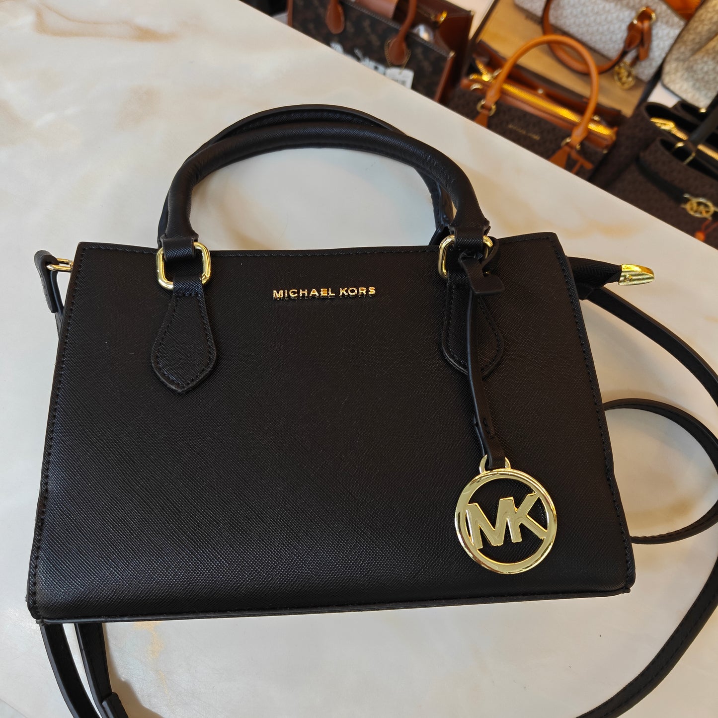 MK34 Satchel Bag (Midnight Black)