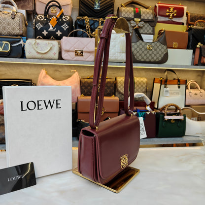 LW Goya Silk Handbag - Wine (Ultra Premium)