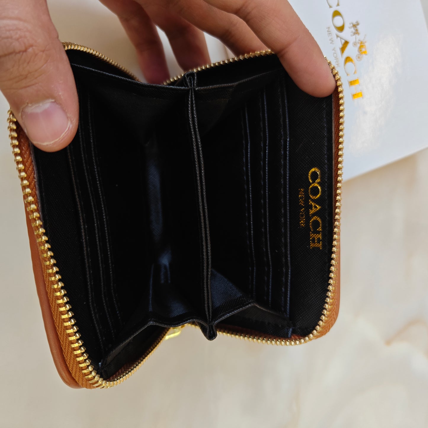 CH Mini Wallet - Tan Apricot