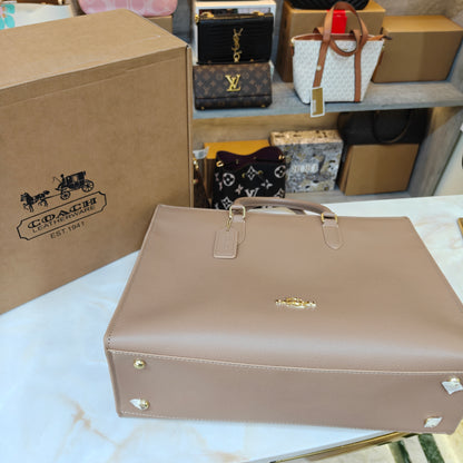 CH Maggie Tote Bag - Ultra Premium with Box (All Beige)
