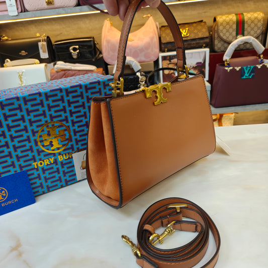 TB Mini Satchel - Tan