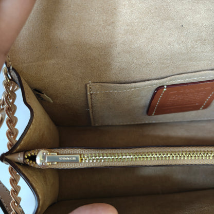 COCH Klare Envelope Sling/Shoulder Bag - Beige Apricot (Ultra Premium)