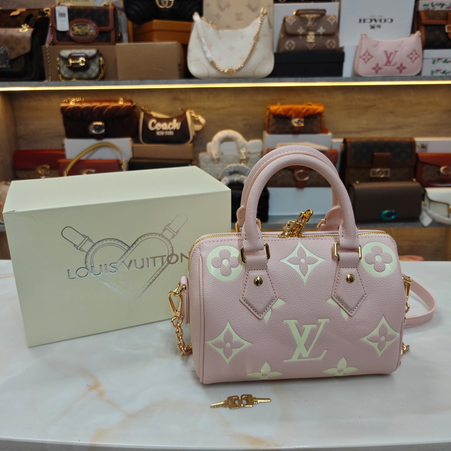 LV Speedy - Pink (Ultra Premium Double Box)