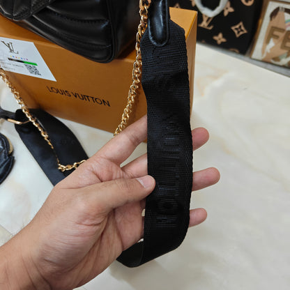 LV Sling Quilted - Black