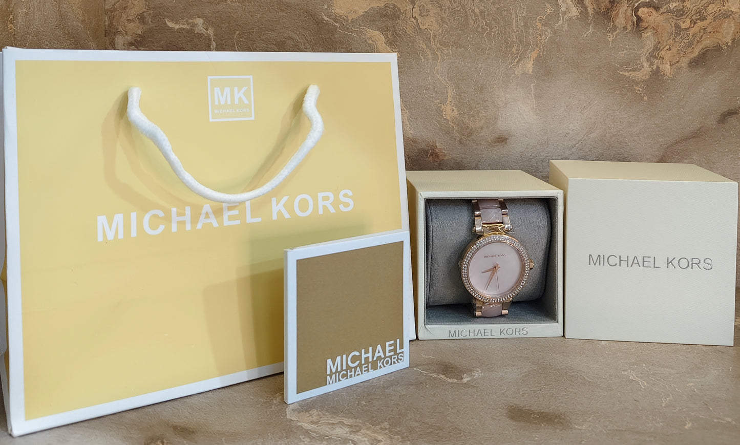 MK Analogue Parker Rose Gold Dial Women's Watch