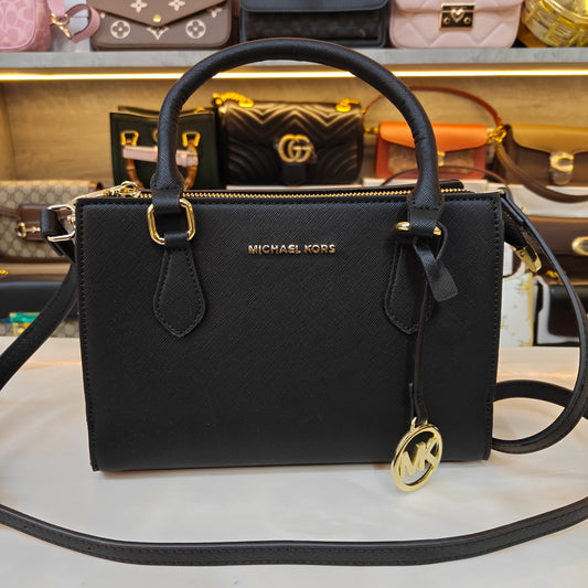 MK34 Satchel Bag (Midnight Black)