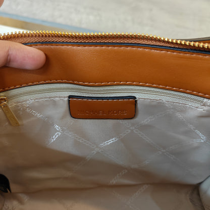 MK34 Satchel Bag (White Tan)