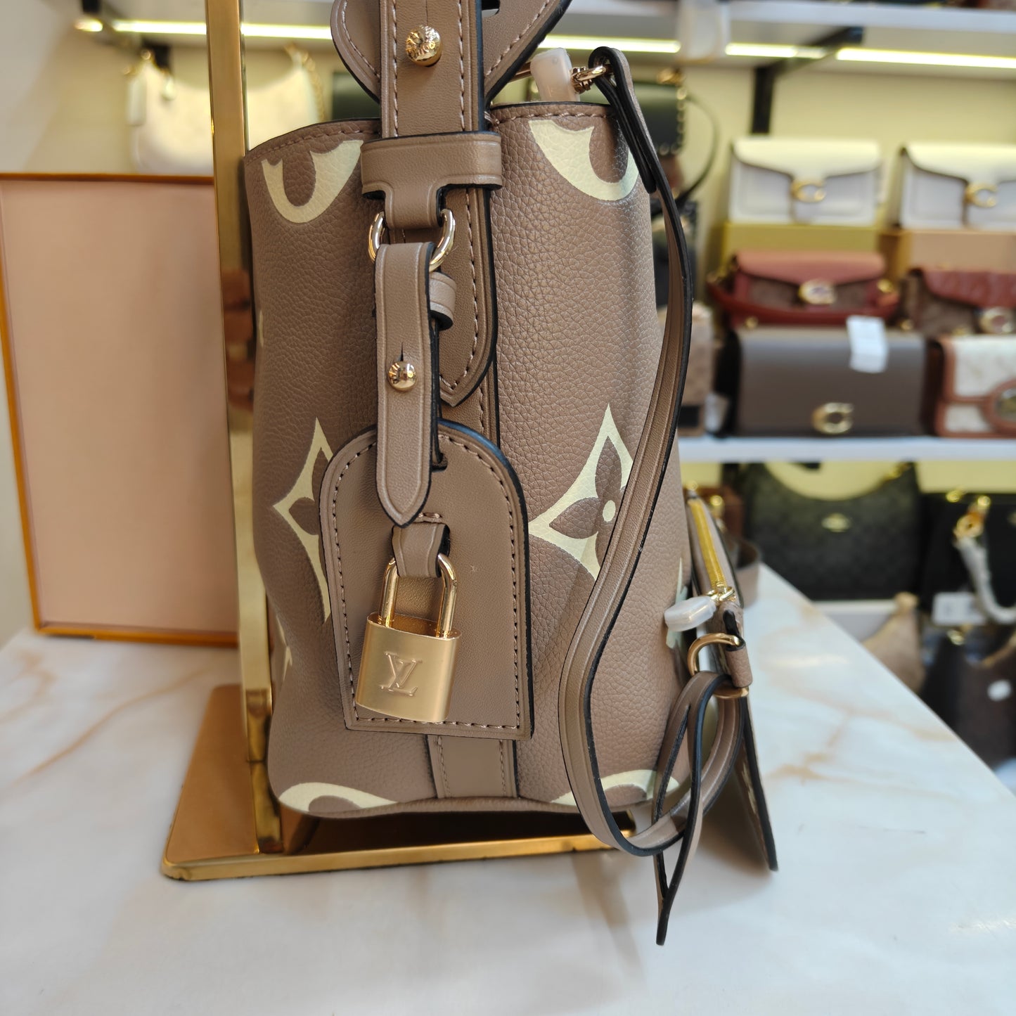 LV All in Bucket Bag (Ultra Premium) Beige