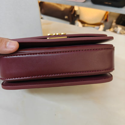 LW Goya Silk Handbag - Wine (Ultra Premium)