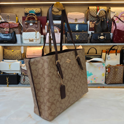 CH Mollie 3 Partition Tote Bag - Coffee Apricot