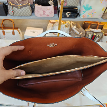 CH Mollie 3 Partition Tote Bag - White