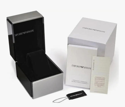 E A Analog Black Dial Women's Watch