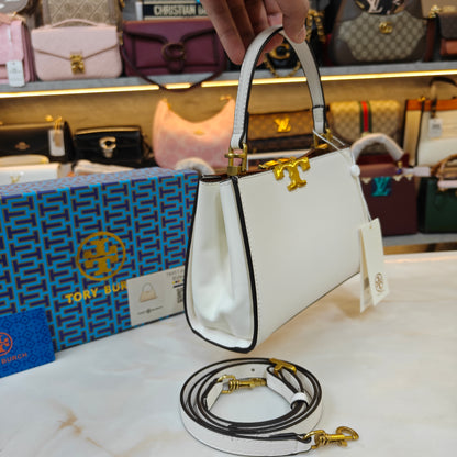 TB Mini Satchel - White