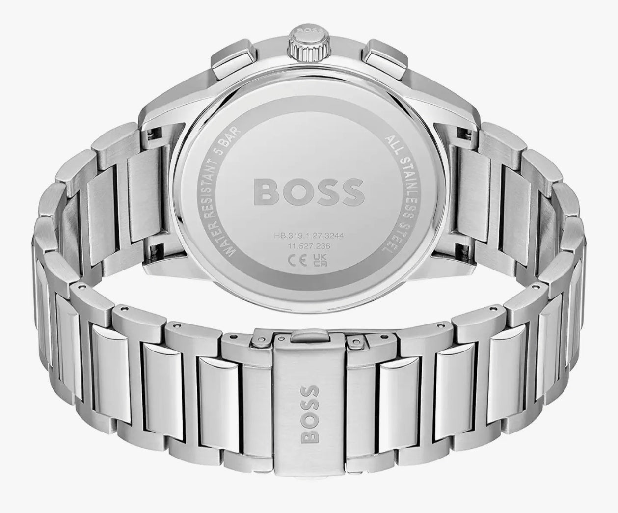 B.S Pioneer Chronograph Blue Round Dial Mens Watch