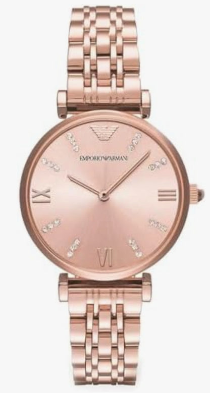 E A Women's Dress Watch with Stainless Steel Band