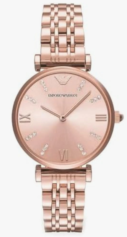 E A Women's Dress Watch with Stainless Steel Band