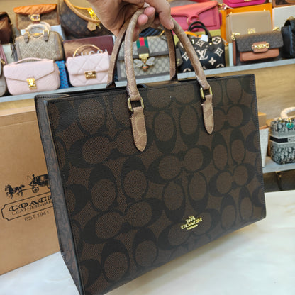 CH Maggie Tote Bag Ultra Premium with Box (Chocolate)