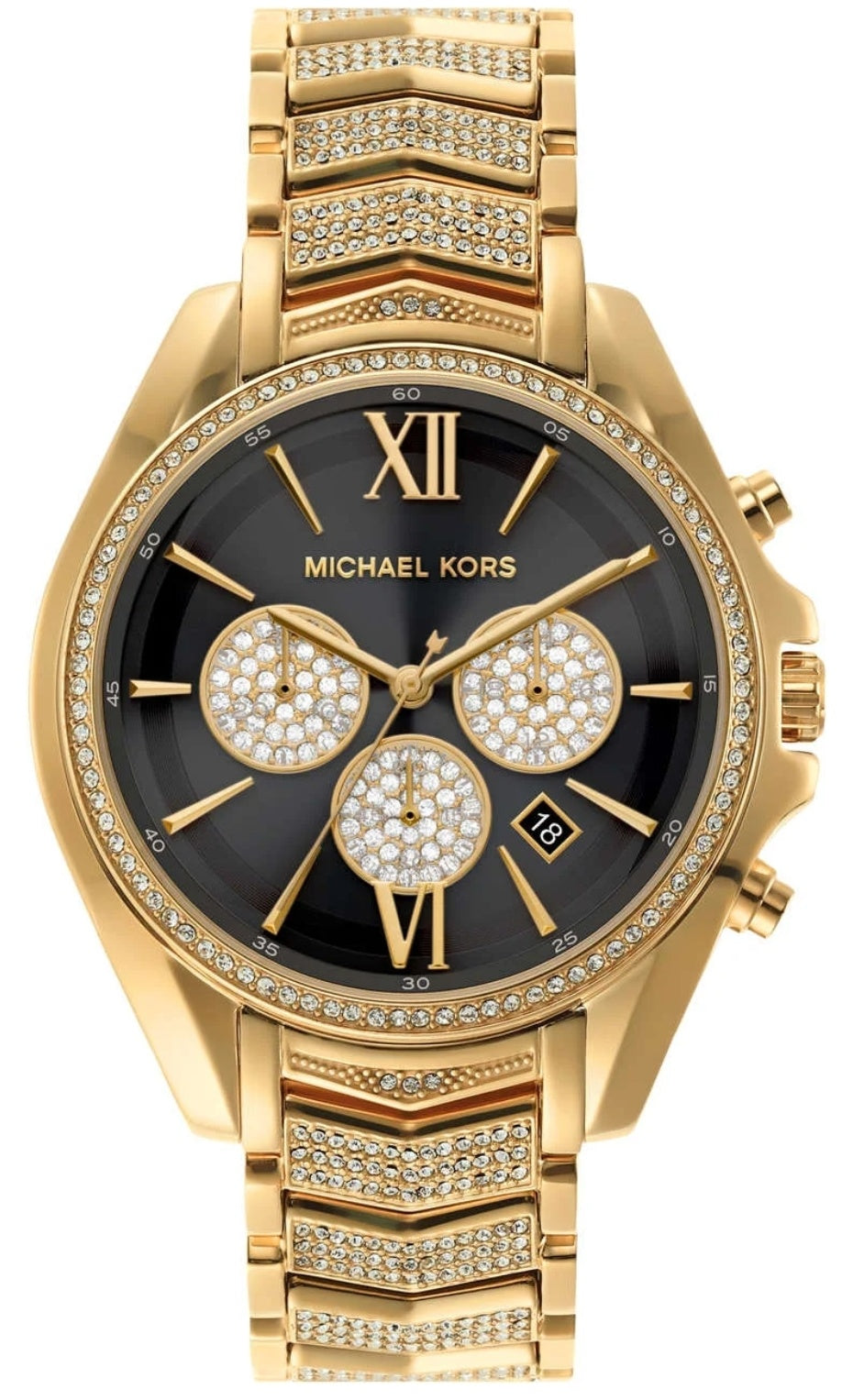 MK women whitney Embellished Dial & Bracelet Style Straps Analogue Watch