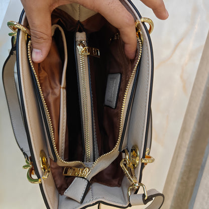 CH44 - Satchel Bag (Beige Colour)