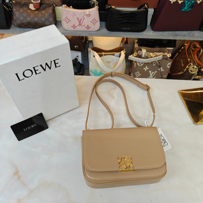 LW Goya Silk Handbag - Beige (Ultra Premium)