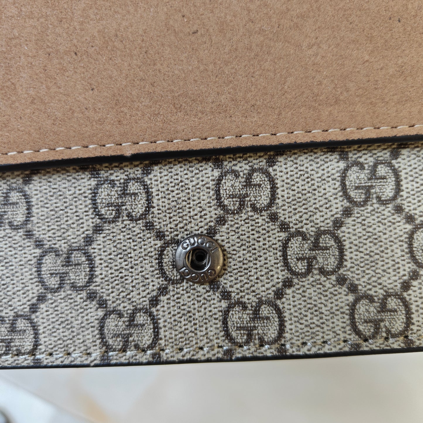 GG Diana Crossbody Bag (Double Box Packaging) - Beige Trim