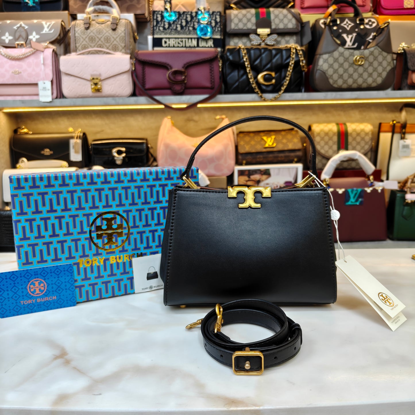 TB Mini Satchel - Black