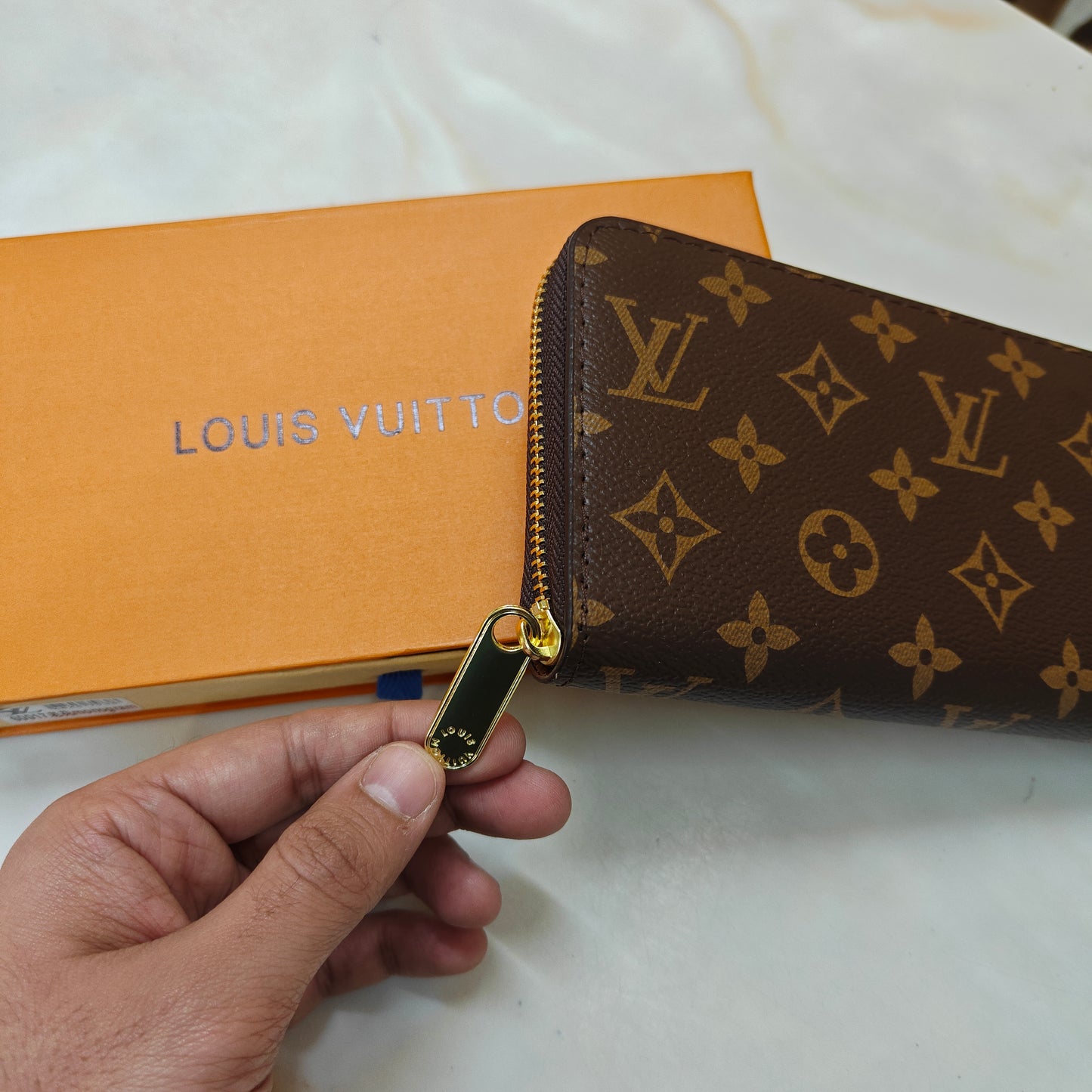 LV Signature Long Wallet