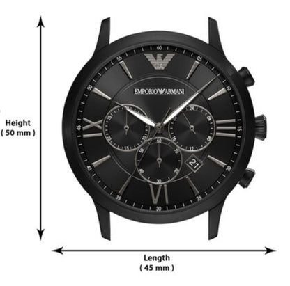 E A With Black dial
Metal belt with Black color