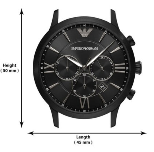 E A With Black dial
Metal belt with Black color