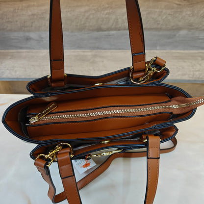 MK45 - Satchel Bag (Tan White)
