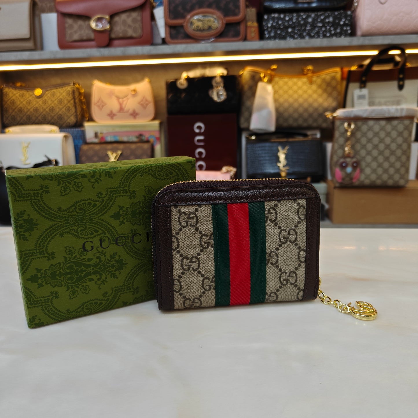 GG Zipper Wallet