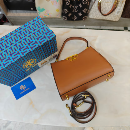 TB Mini Satchel - Tan