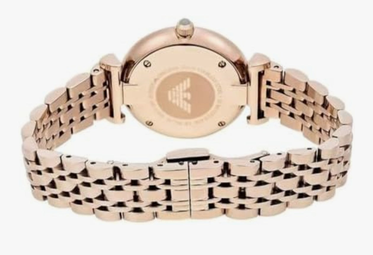 E A Women's Dress Watch with Stainless Steel Band