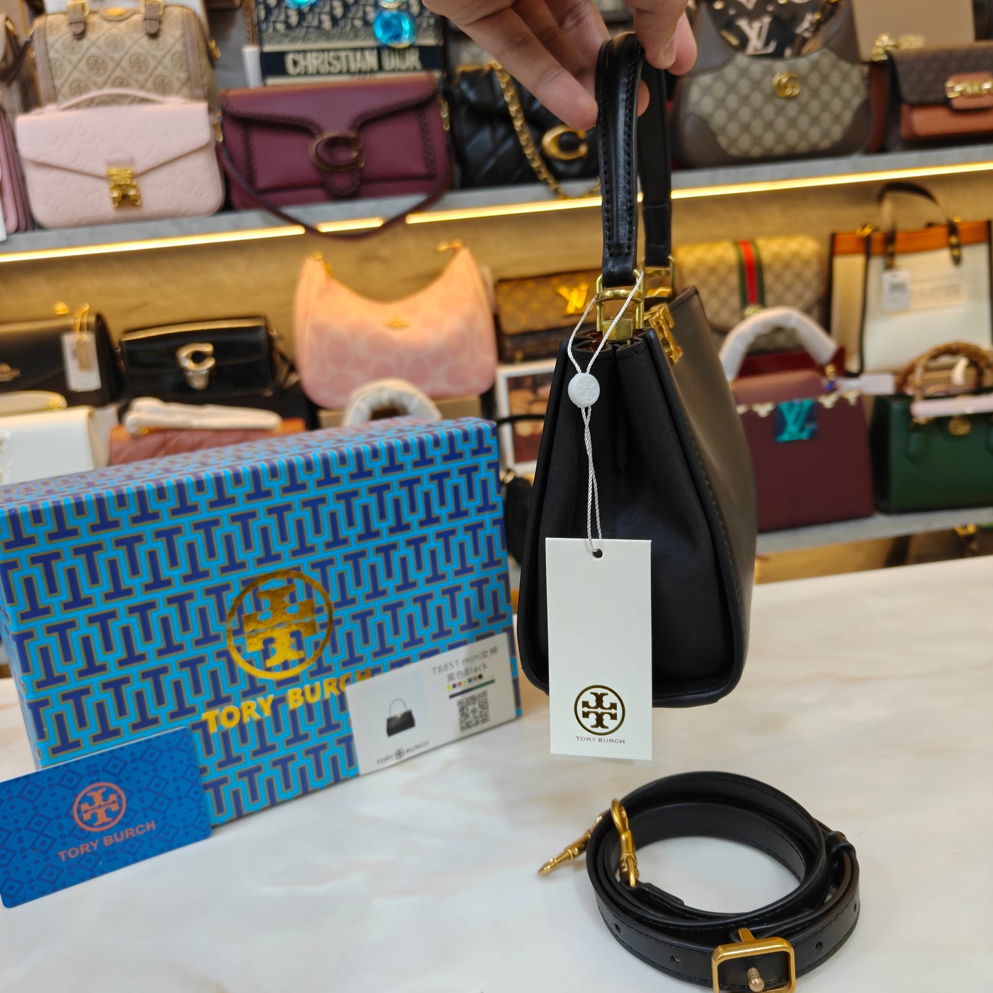 TB Mini Satchel - Black