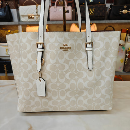 CH Mollie 3 Partition Tote Bag - White