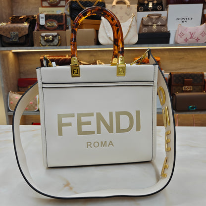 FND Mini Tote - White (With Box